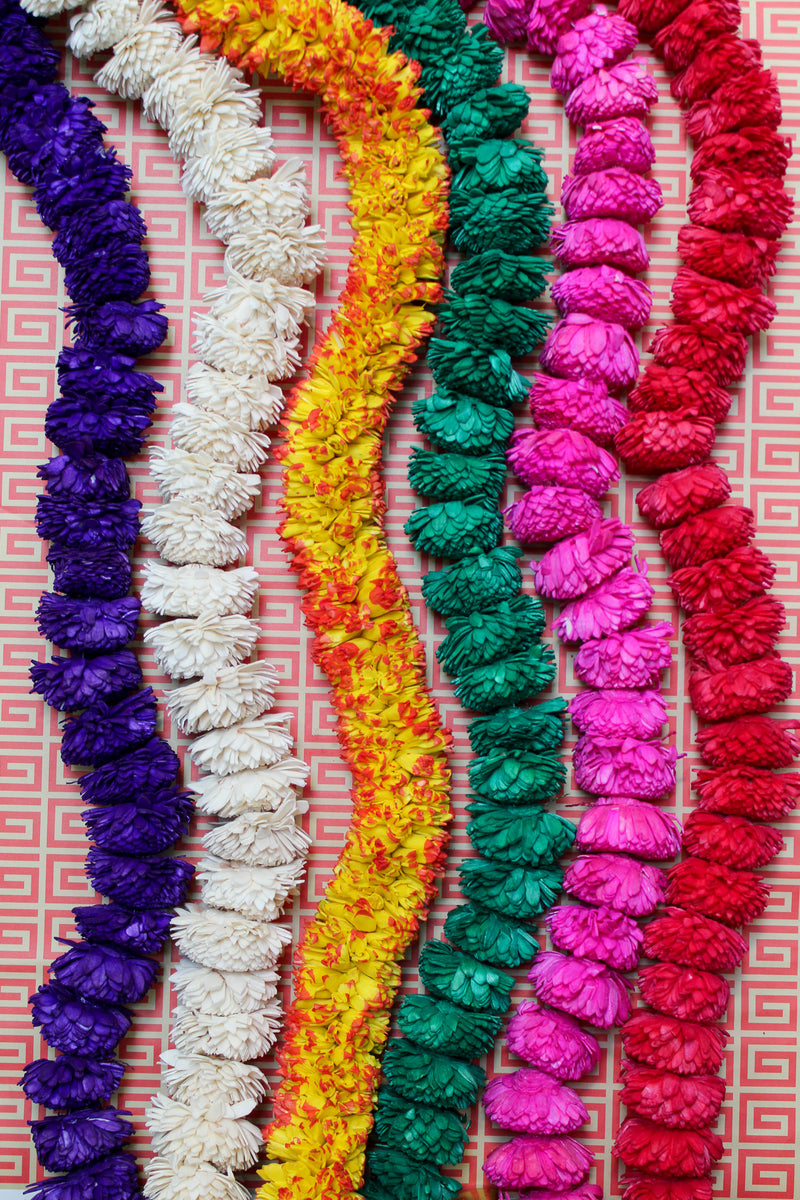 Solawood Flower Garland - Red