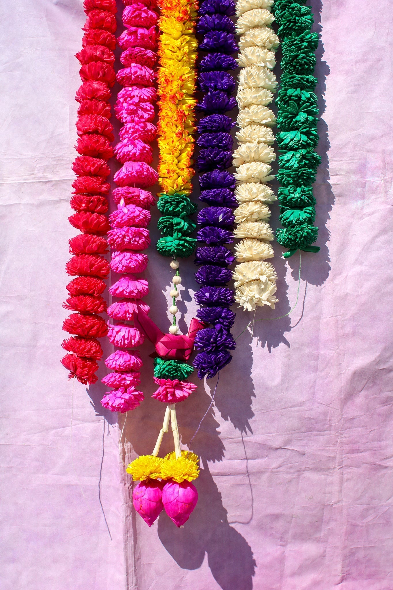 Solawood Flower Garland - Evergreen