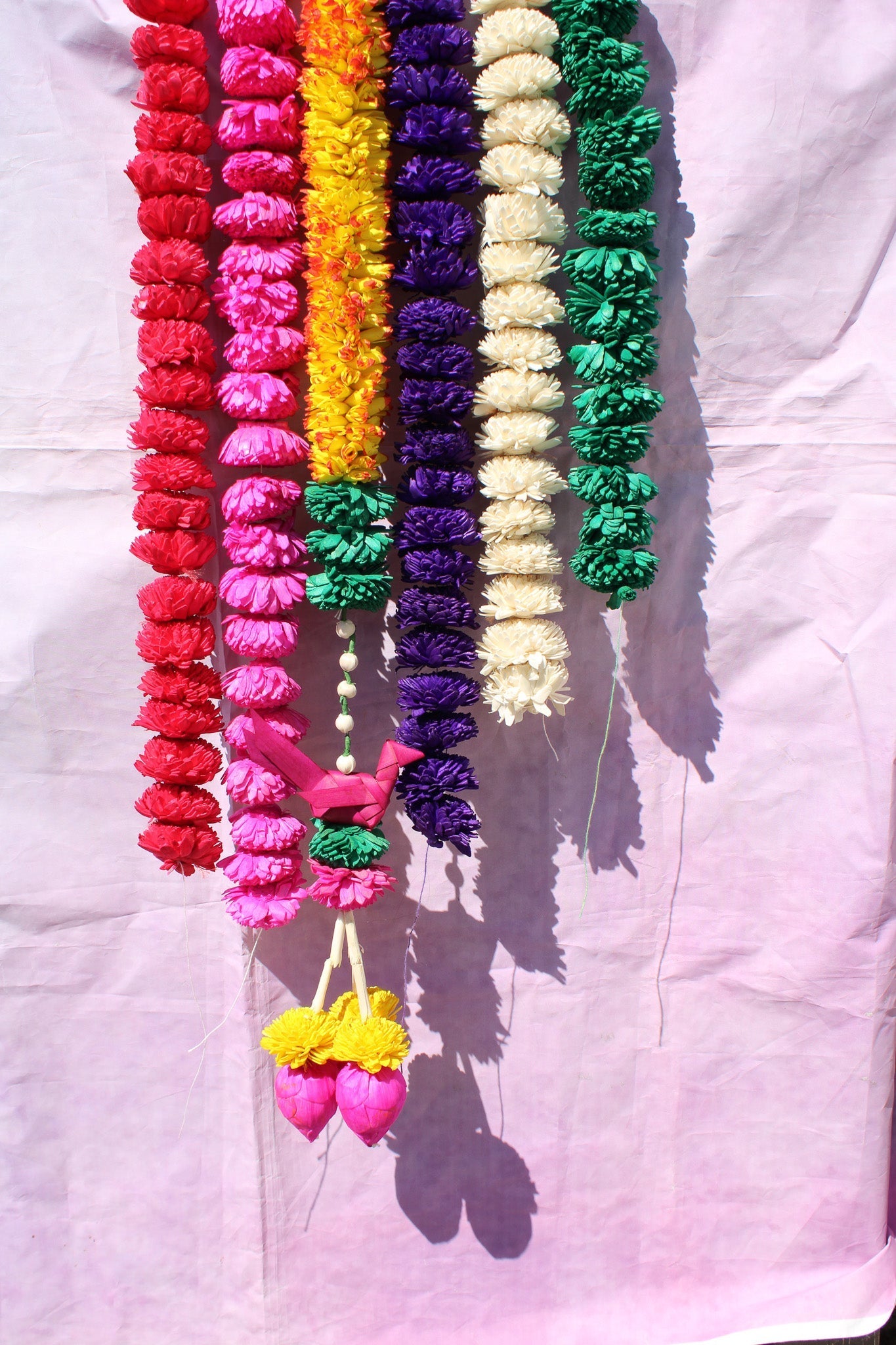 Solawood Flower Garland - Evergreen