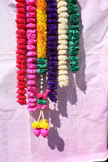 Solawood Flower Garland - Evergreen