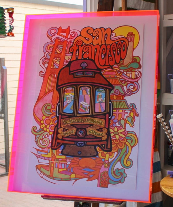 Vintage 1969 San Francisco Poster by Lichtenwalner