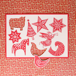 Folk Art Ornament Kit - Set of 18