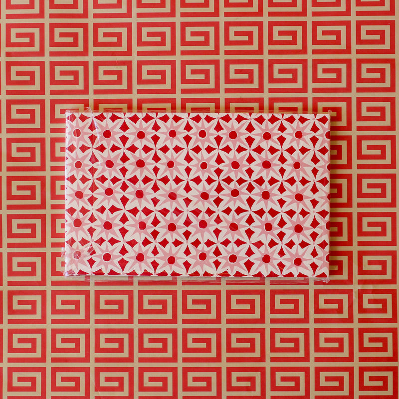 Alhambra Patterned Softback Sketchbook - Red & Pink