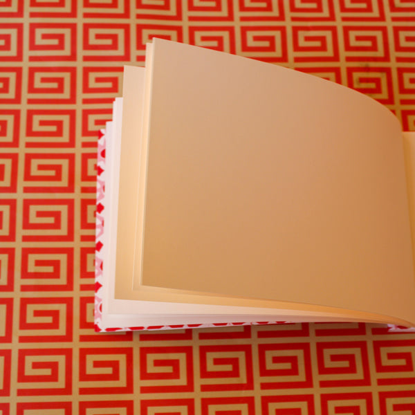 Alhambra Patterned Softback Sketchbook - Red & Pink