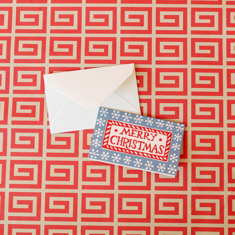 Mini Merry Christmas Gift Cards with Envelopes - Set of 6