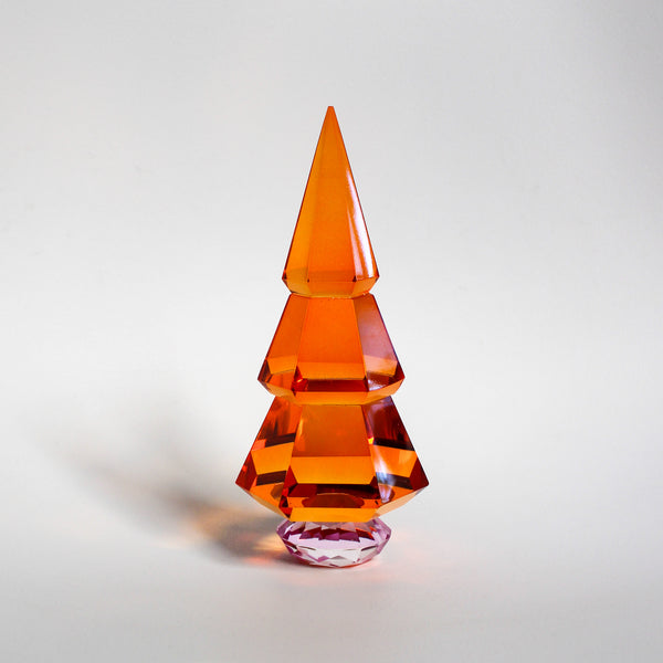 Small Crystal Tree - Orange