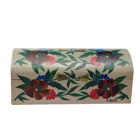 Haitian Hand Painted Box for Sears Robuck "Vincent Price Collection"