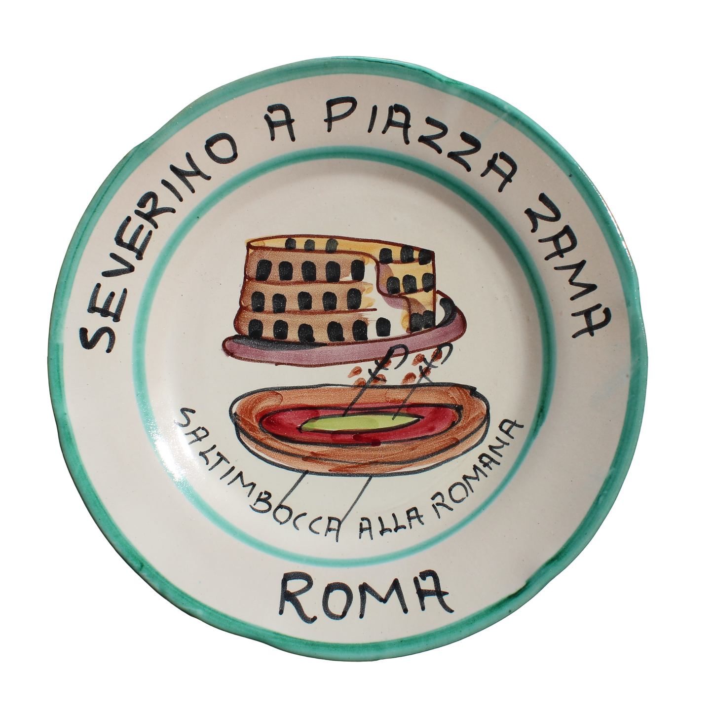 Buon Ricordo Plate - Severino a Piazza Zama