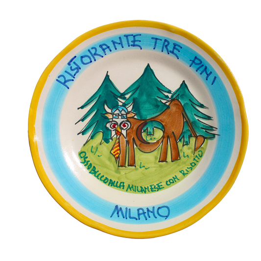 Buon Ricordo Plate - Tre Pini