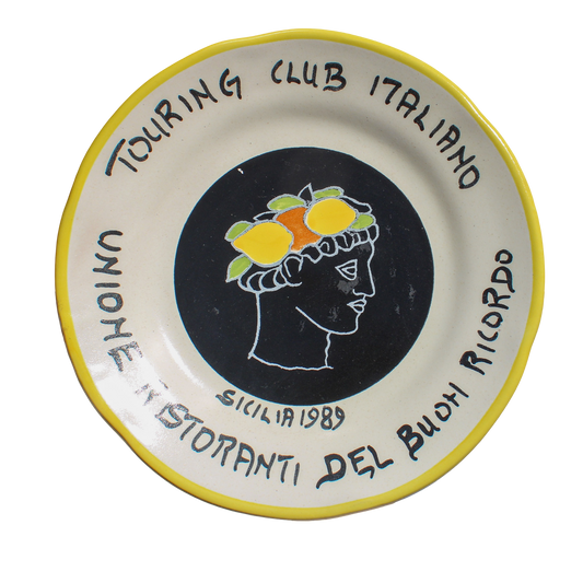 Buon Ricordo Plate - Touring Club (Sicilia)