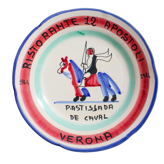 Buon Ricordo Plate - 12 Apostoli (Horse)