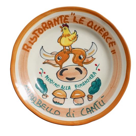 Buon Ricordo Plate - Le Querce (Cow)