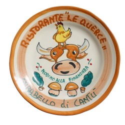 Buon Ricordo Plate - Le Querce (Cow)