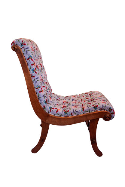 1950s Japanese Obi Lounge Chairs in Natacha Fabric - Set of 2
