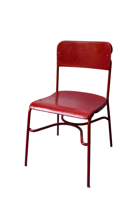 Red Metal Children's Chair