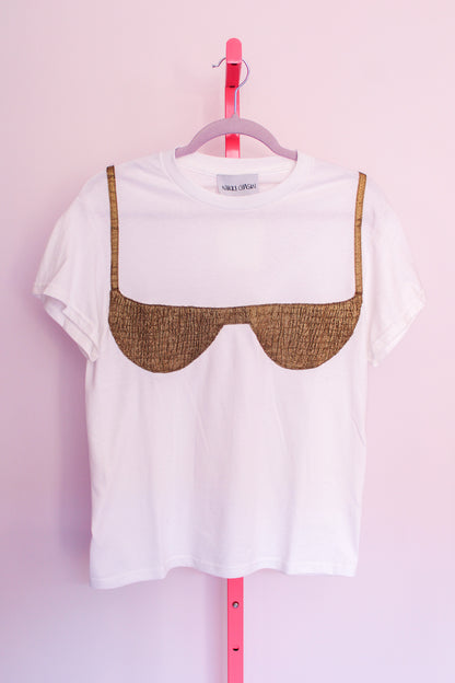 Florida Woman Appliqué Tee - Gold