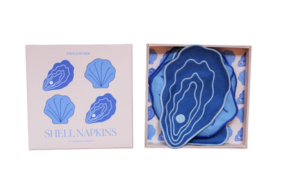 Shell Cocktail Napkins - Set Of 4