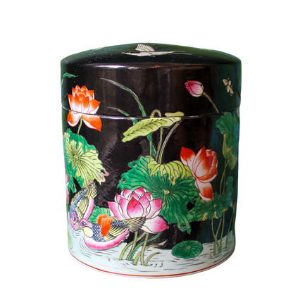 Large Chinoiserie Ginger Jar