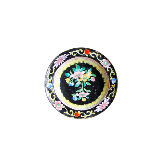 Handpainted Floral Mini Plate