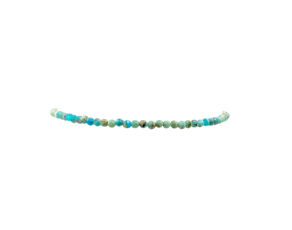 Gold Filled Ball Bracelet 2mm with Mixed Turquoise