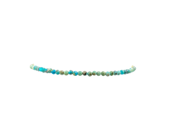 Gold Filled Ball Bracelet 2mm with Mixed Turquoise