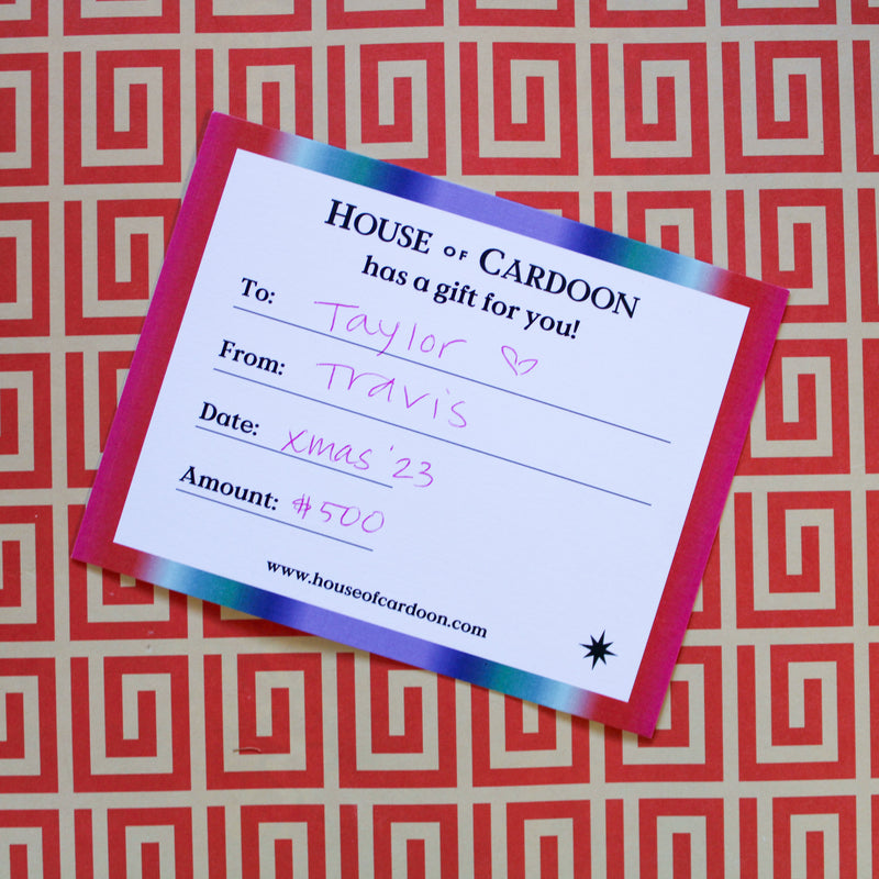 House of Cardoon Gift Card