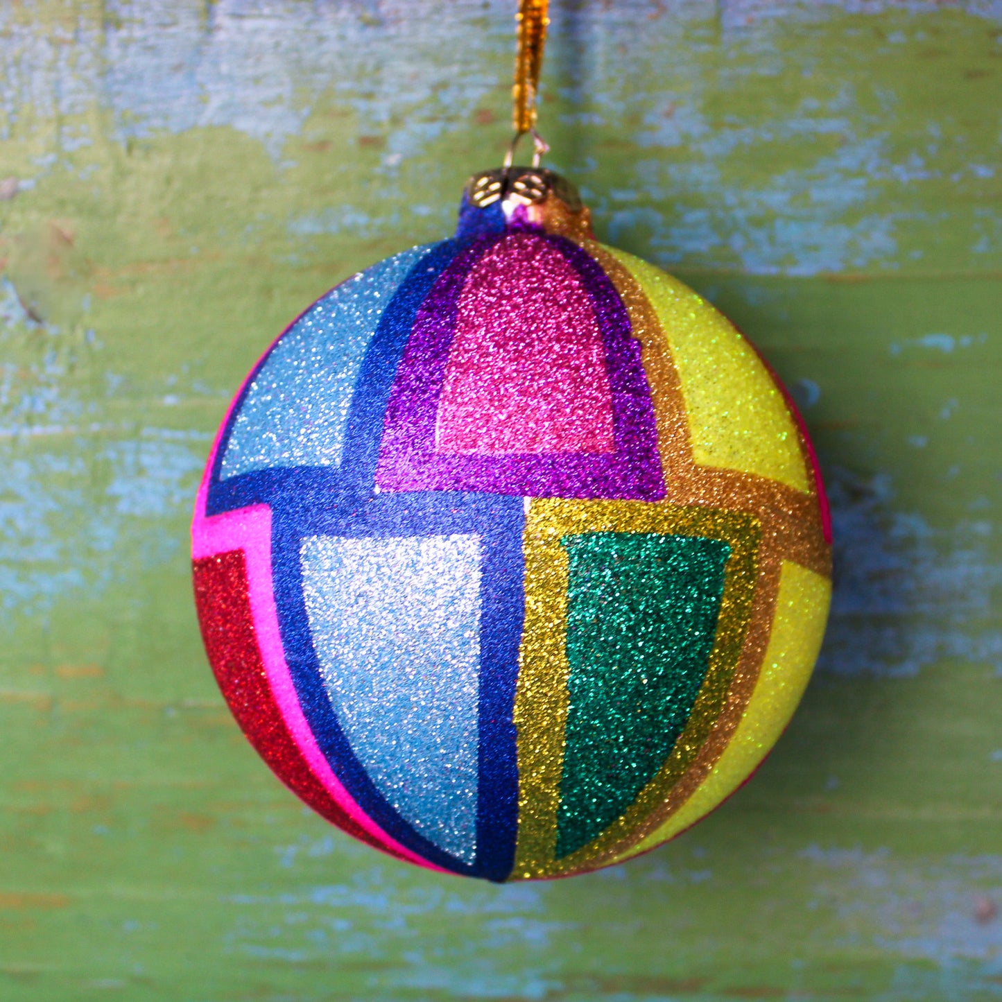 Merry Mod Bauble Ornament