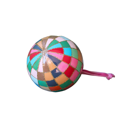 Colorful Multi Check Bauble Ornament