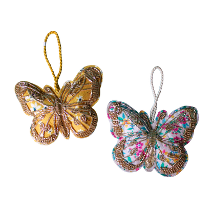 Beaded Butterfly Ornament