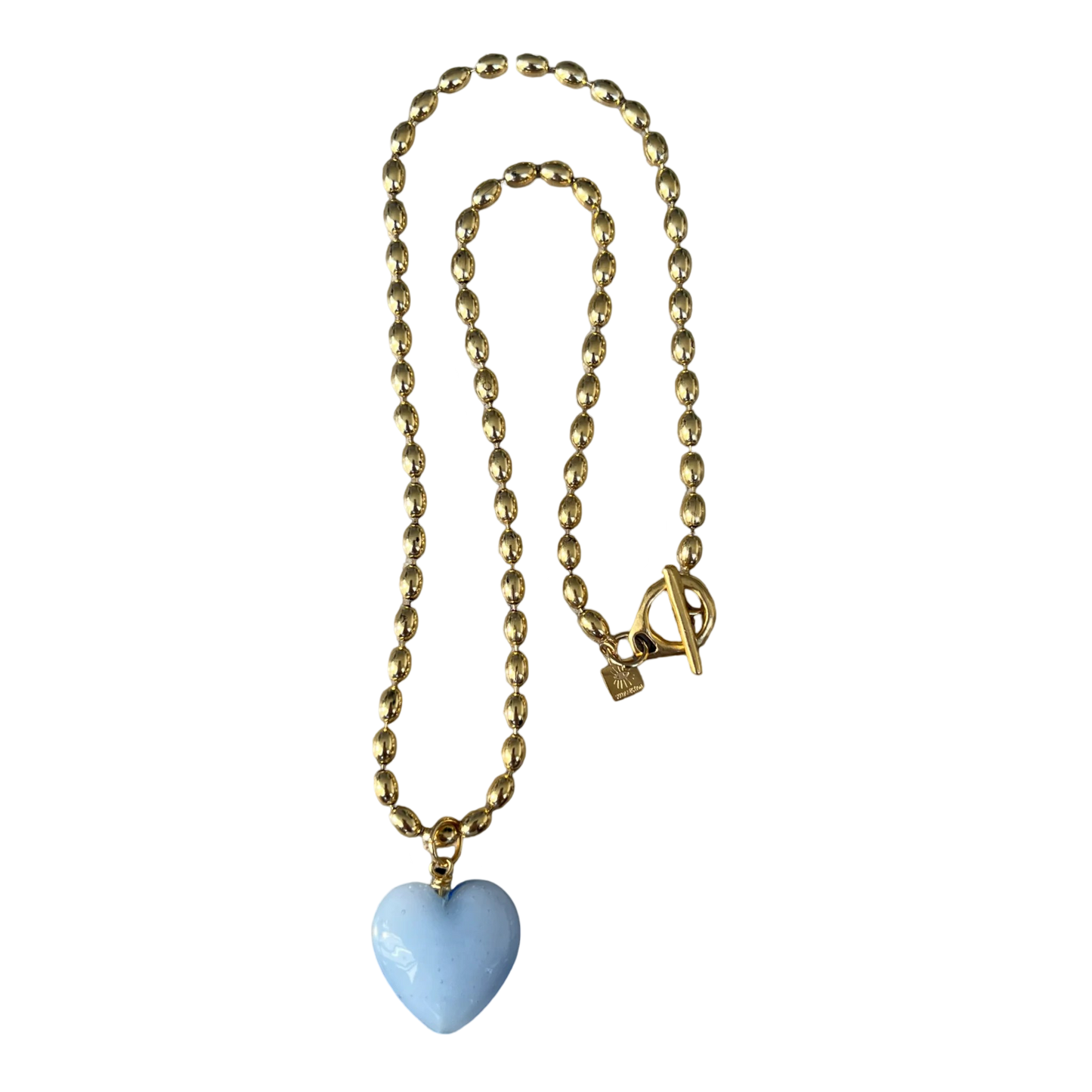 Bacio Murano Glass Heart Necklace
