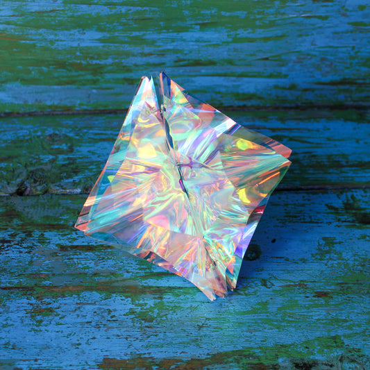 Iridescent Diamond Ornament