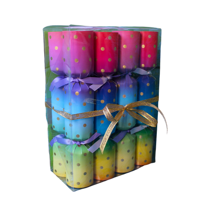 Rainbow Party Surprise Crackers - Set of 8