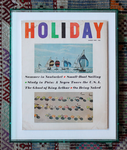 Framed Holiday Magazine Cover - August 1964, "Nantucket"