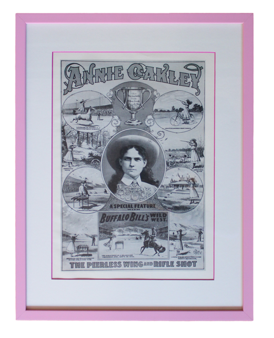 Framed Annie Oakley Poster