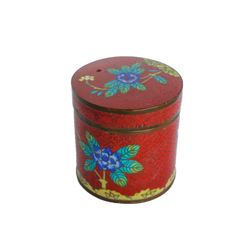 Cloisonné Jar with Floral Detail