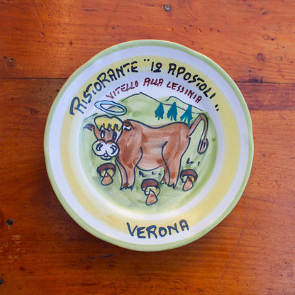 Buon Ricordo Plate - 12 Apostoli (Cow)