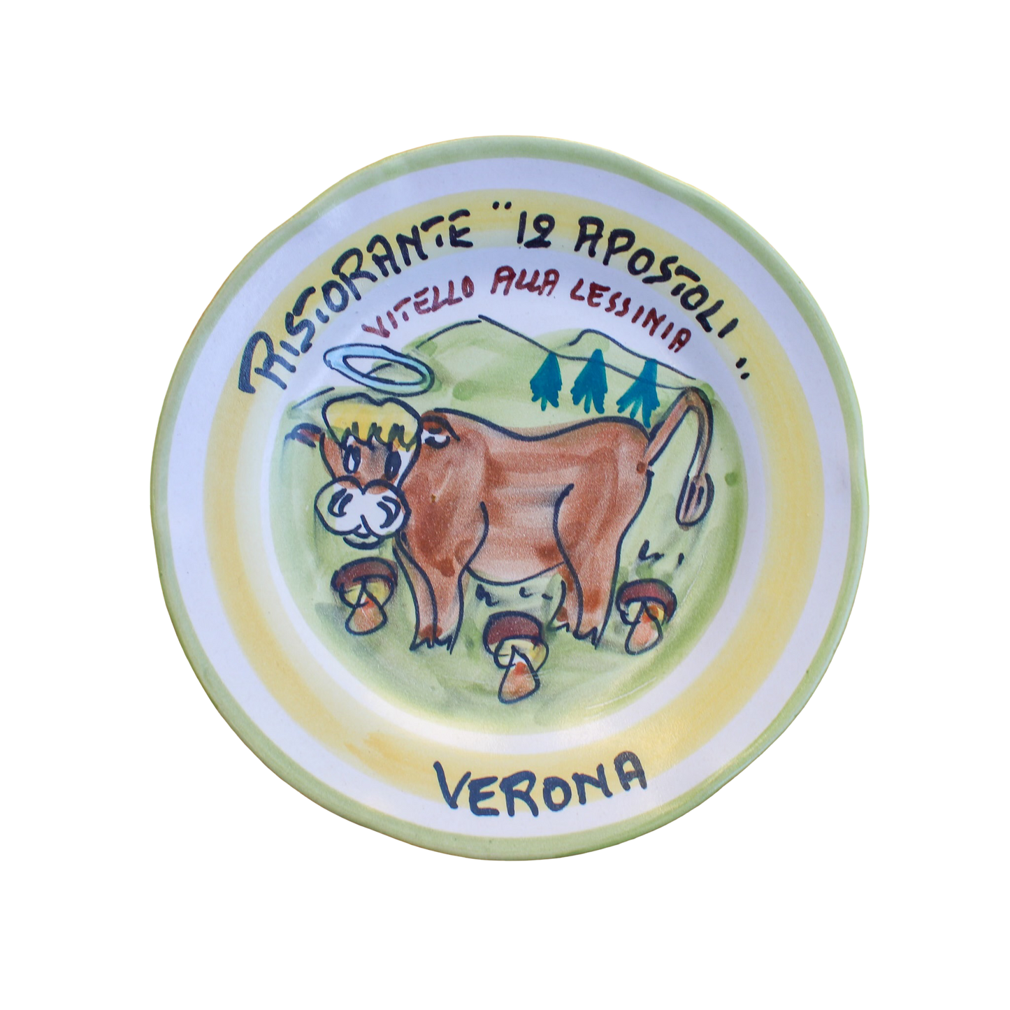 Buon Ricordo Plate - 12 Apostoli (Cow)