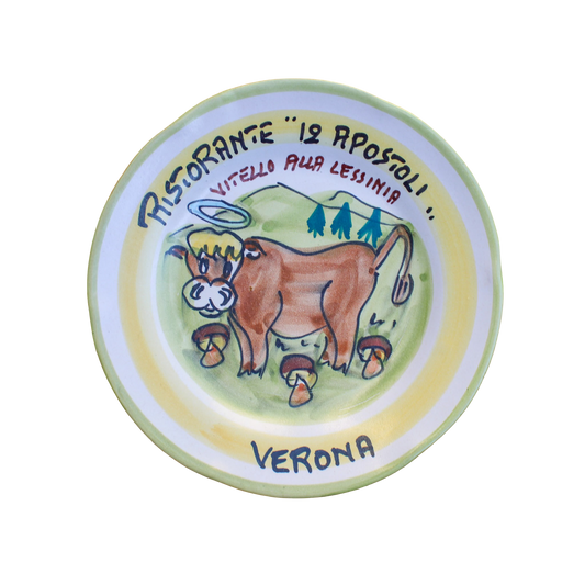 Buon Ricordo Plate - 12 Apostoli (Cow)