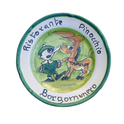 Buon Ricordo Plate - Pinocchio