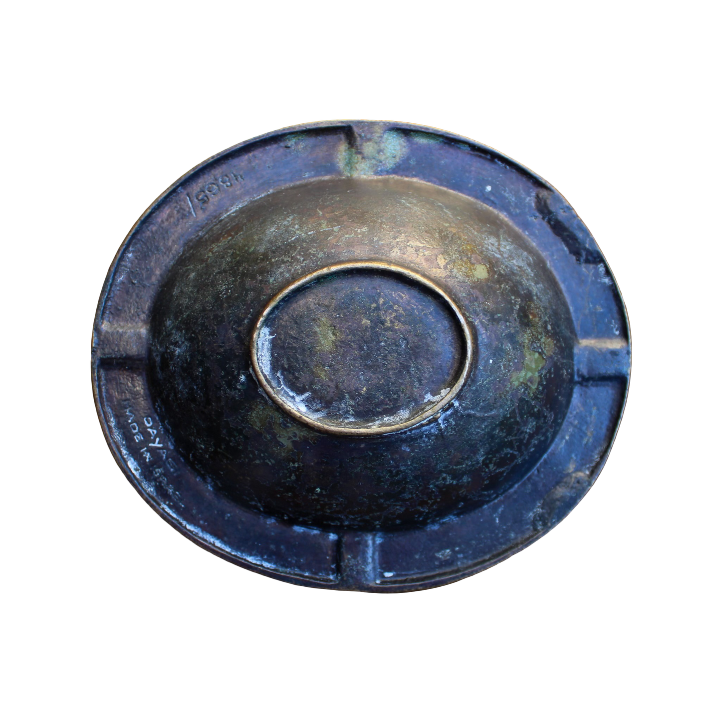 Mid Century Brass Zodiac Ashtray