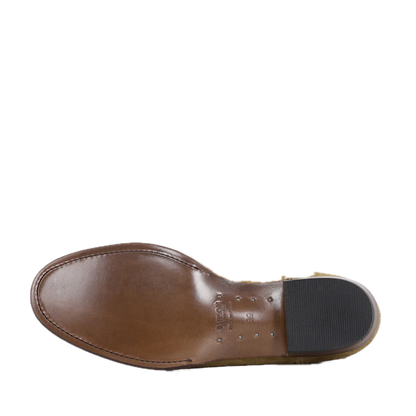 Midnight Suede Cowboy Boots -  Chestnut