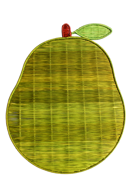 Woven Placemat - Pear