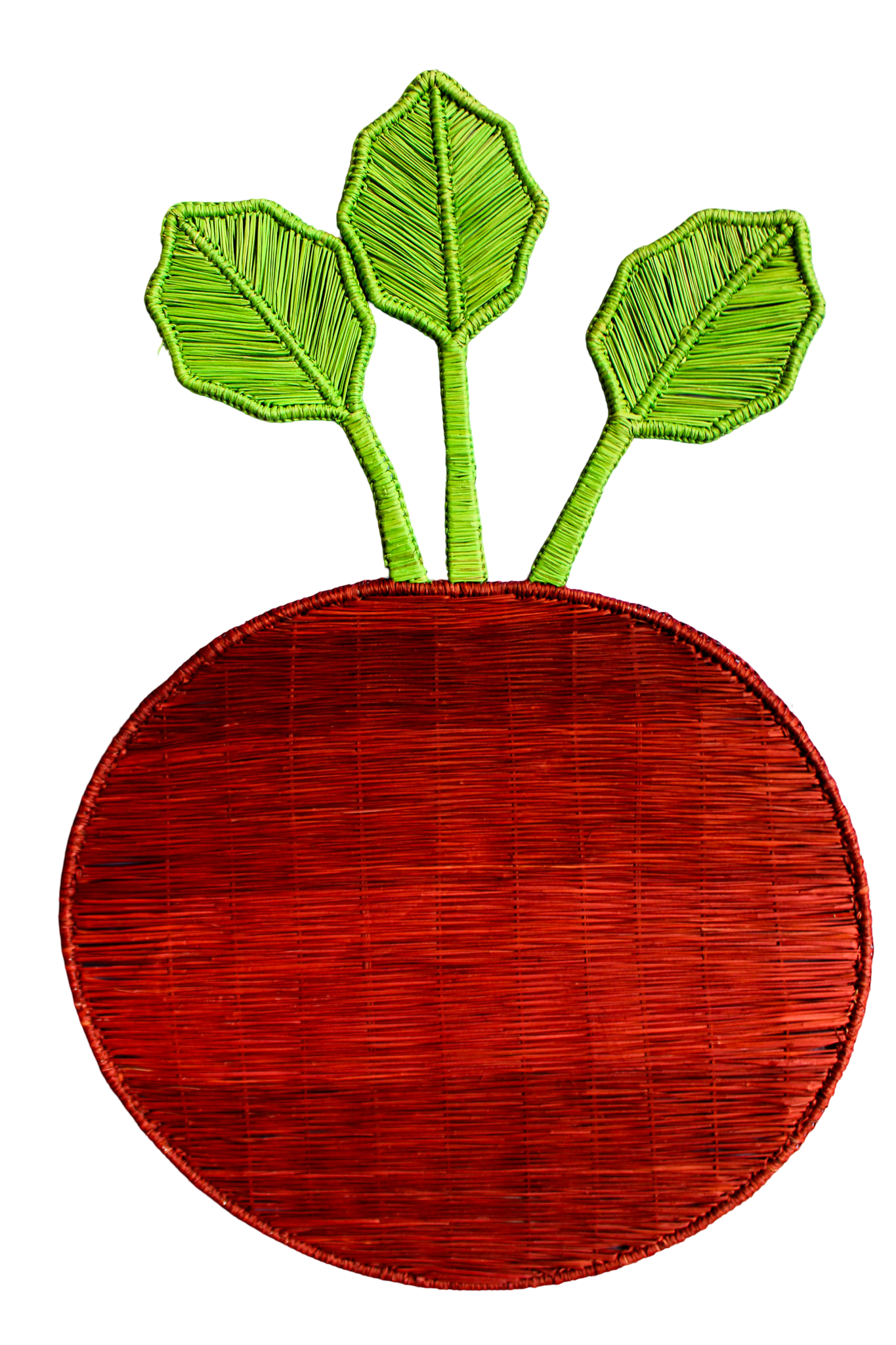 Woven Placemat - Radish