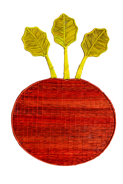 Woven Placemat - Radish