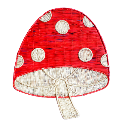 Woven Placemat - Mushroom