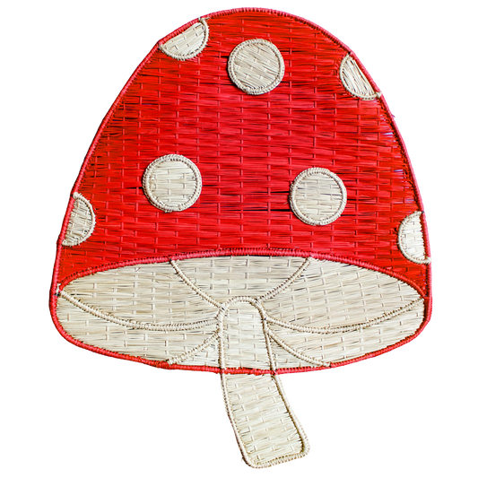 Woven Placemat - Mushroom
