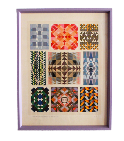 Framed 1928 Edouard Benedictus "Nouvelles Variations" Lithograph
