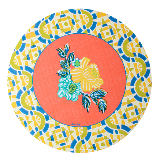 Amer Rose Placemat - Orange
