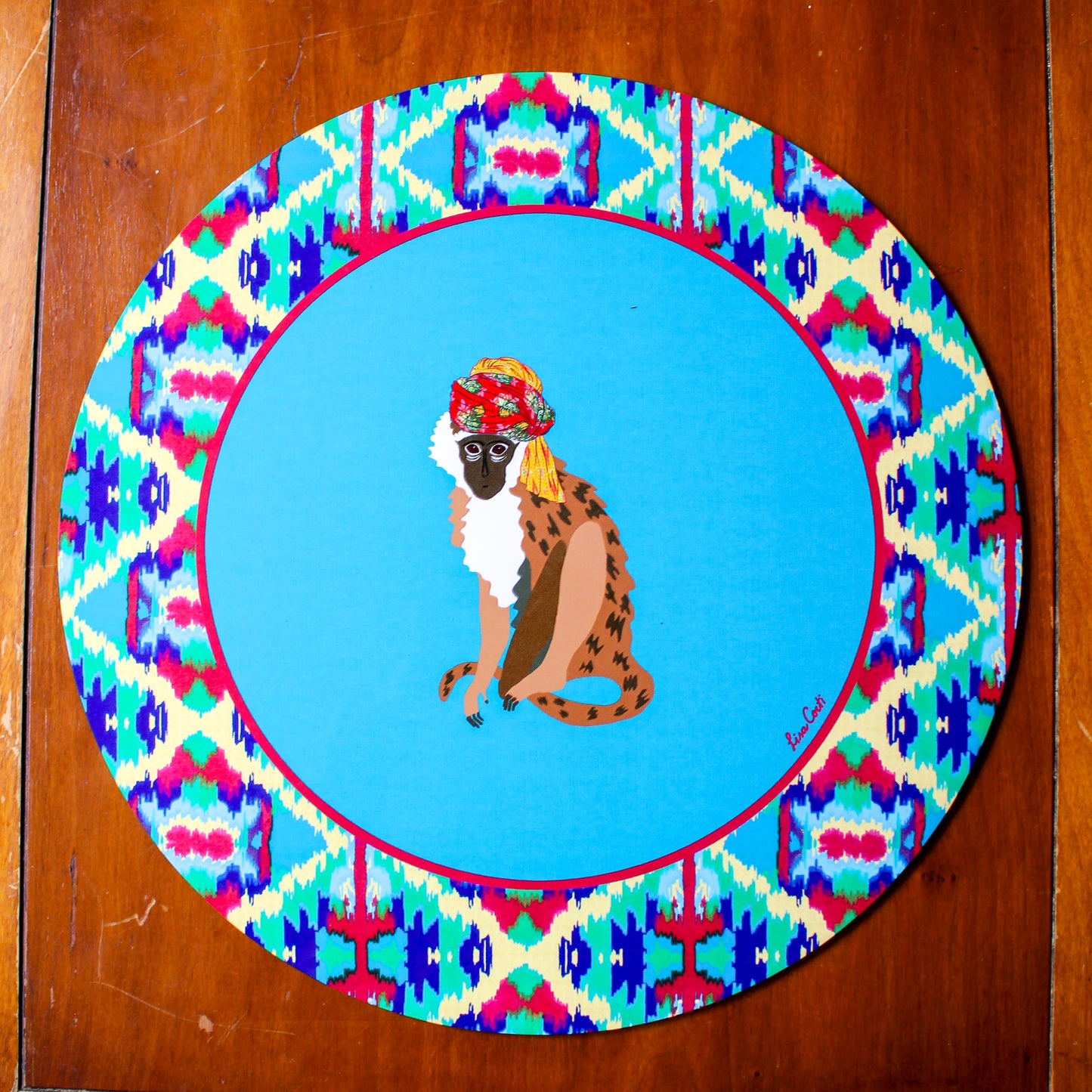 Sarafikat Placemat - Peacock