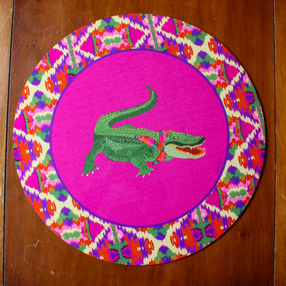 Sarafikat Placemat - Fuchsia